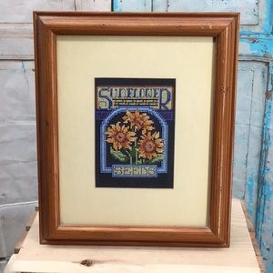 Sunflower CrossStitch Art